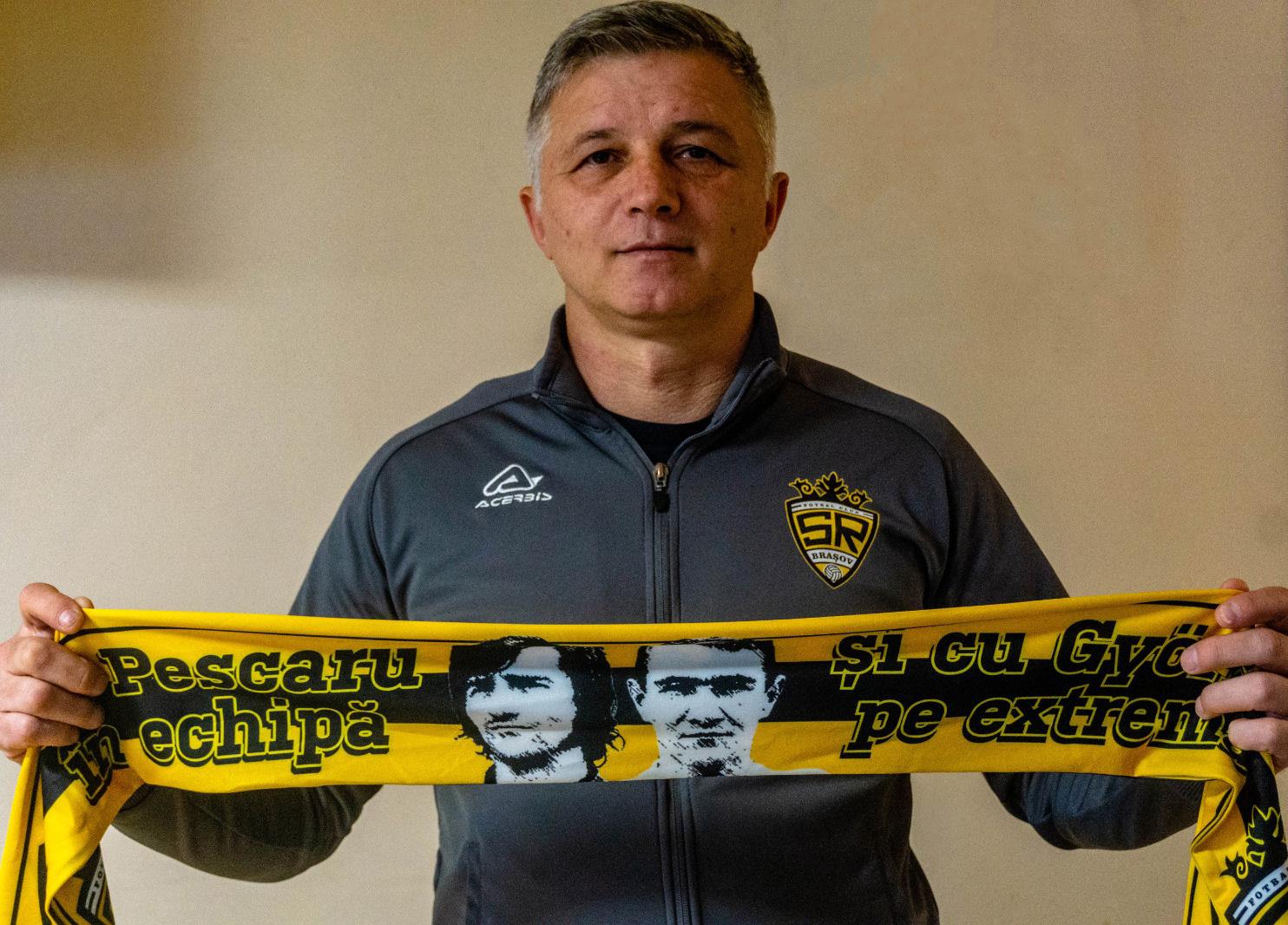 Ionel Pârvu, antrenor SR Brașov/ Foto: srbrasov.ro