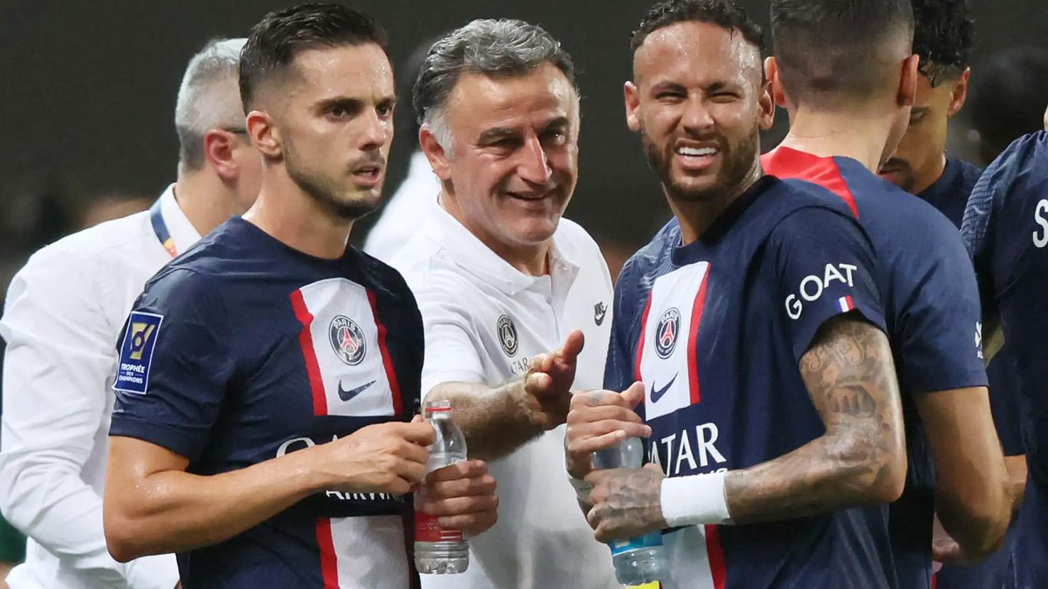 Christophe Galtier și Neymar