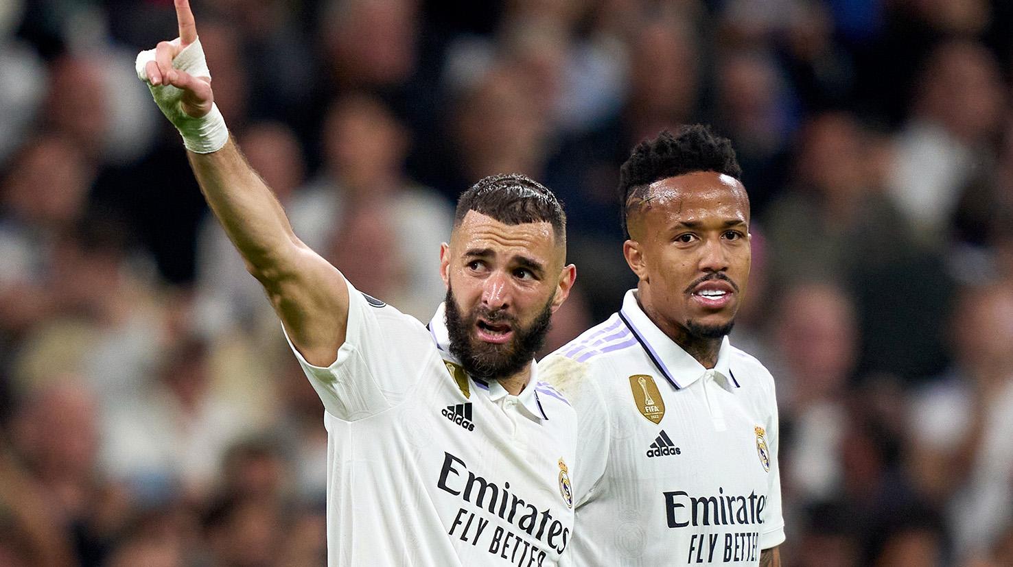 Karim Benzema și Eder Militao