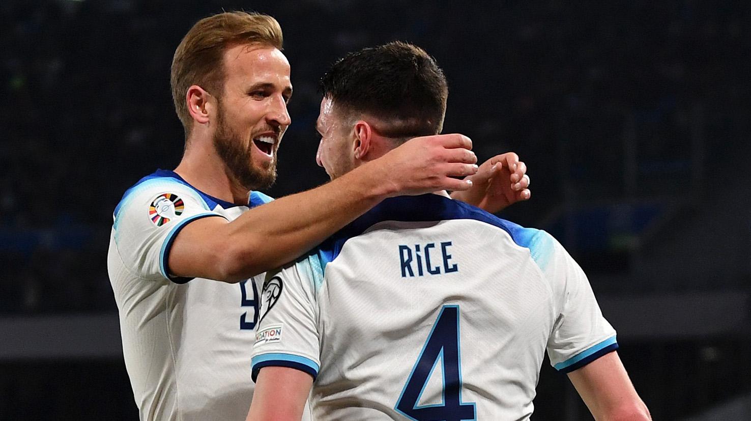 Harry Kane și Declan Rice