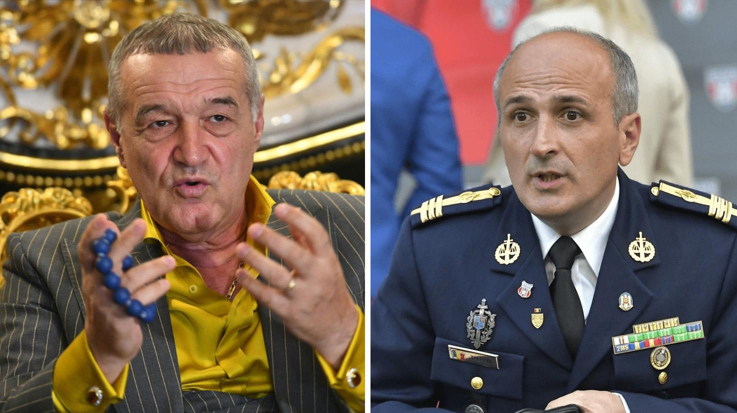 Gigi Becali și Florin Talpan