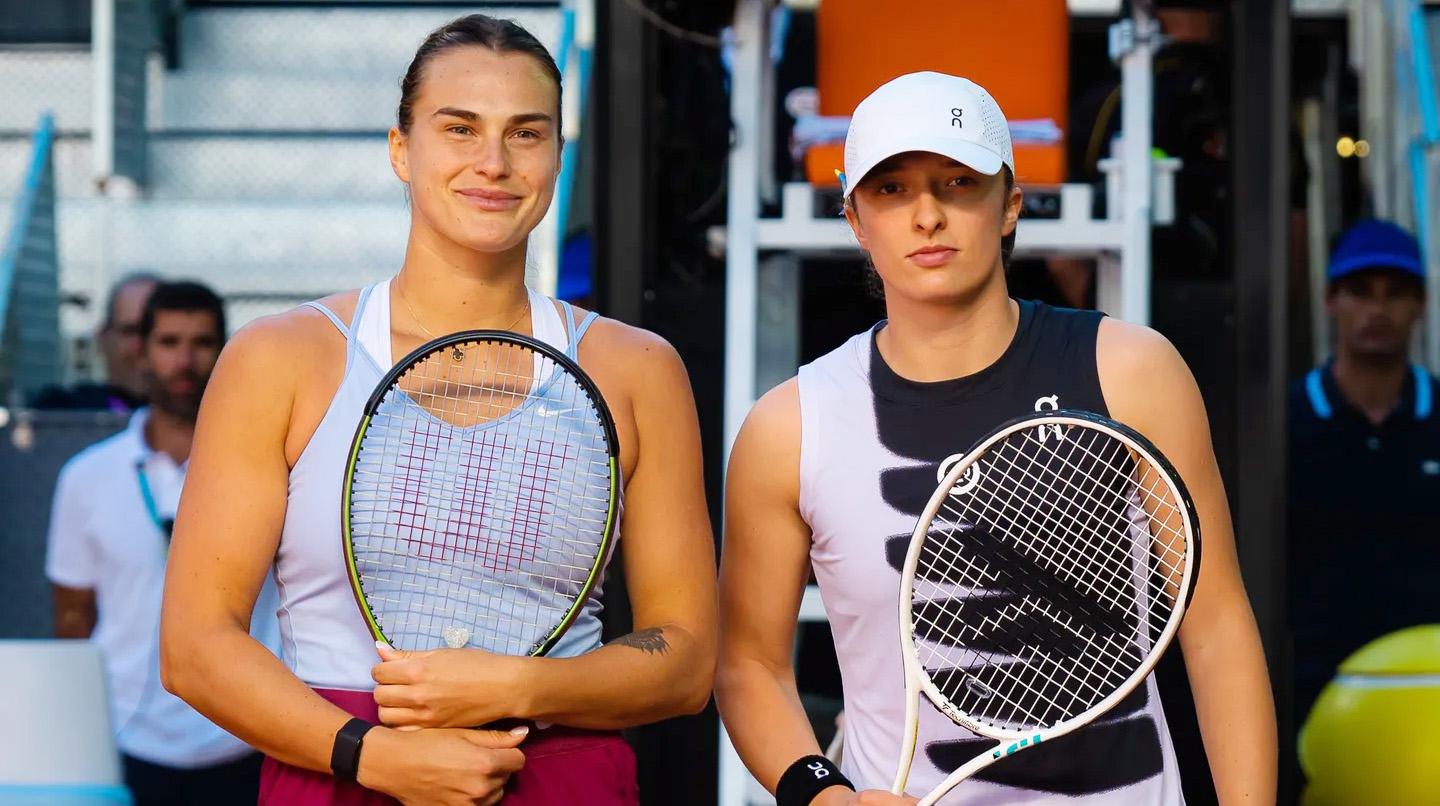 Aryna Sabalenka și Iga Swiatek