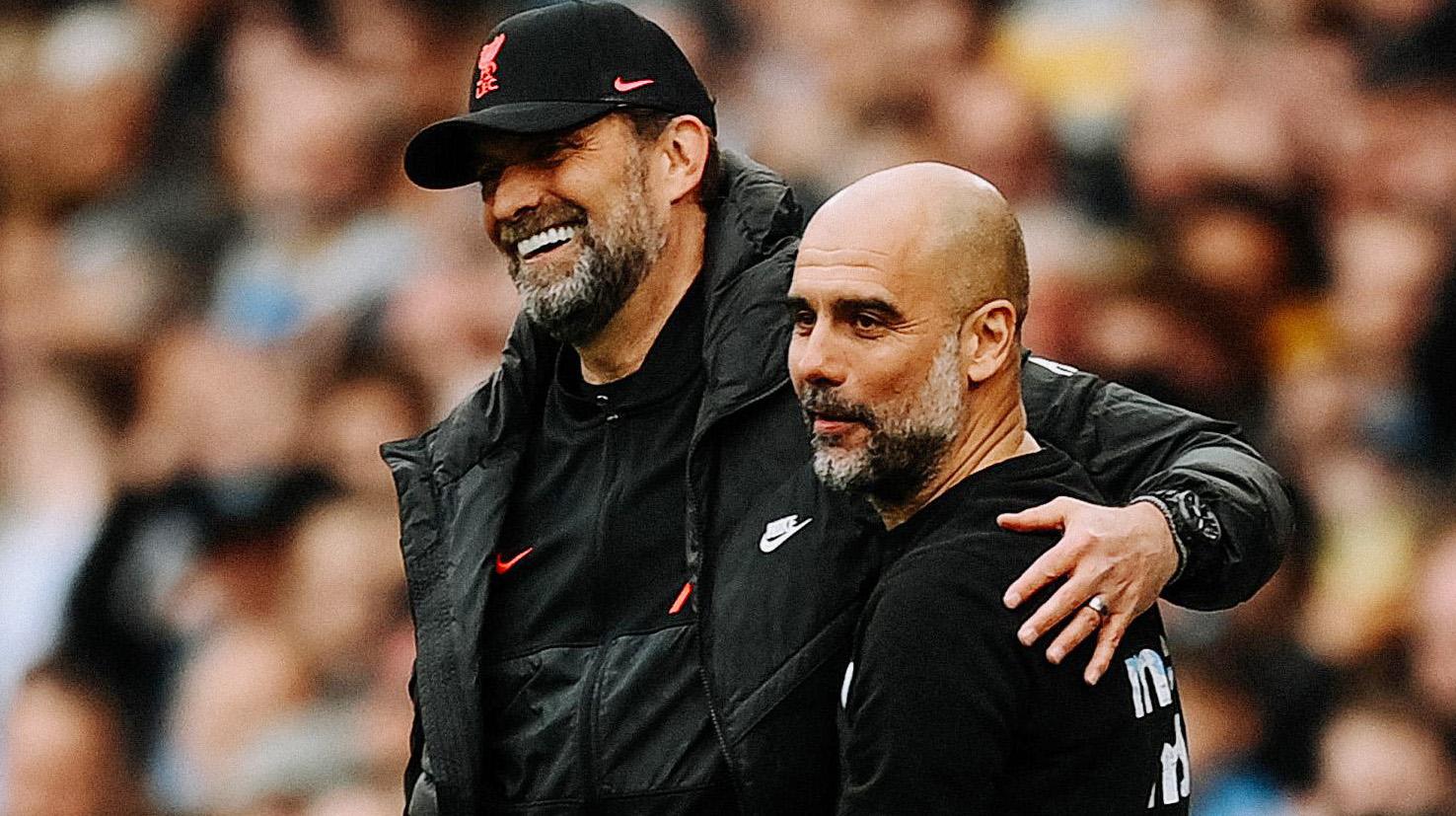 Jurgen Klopp și Pep Guardiola