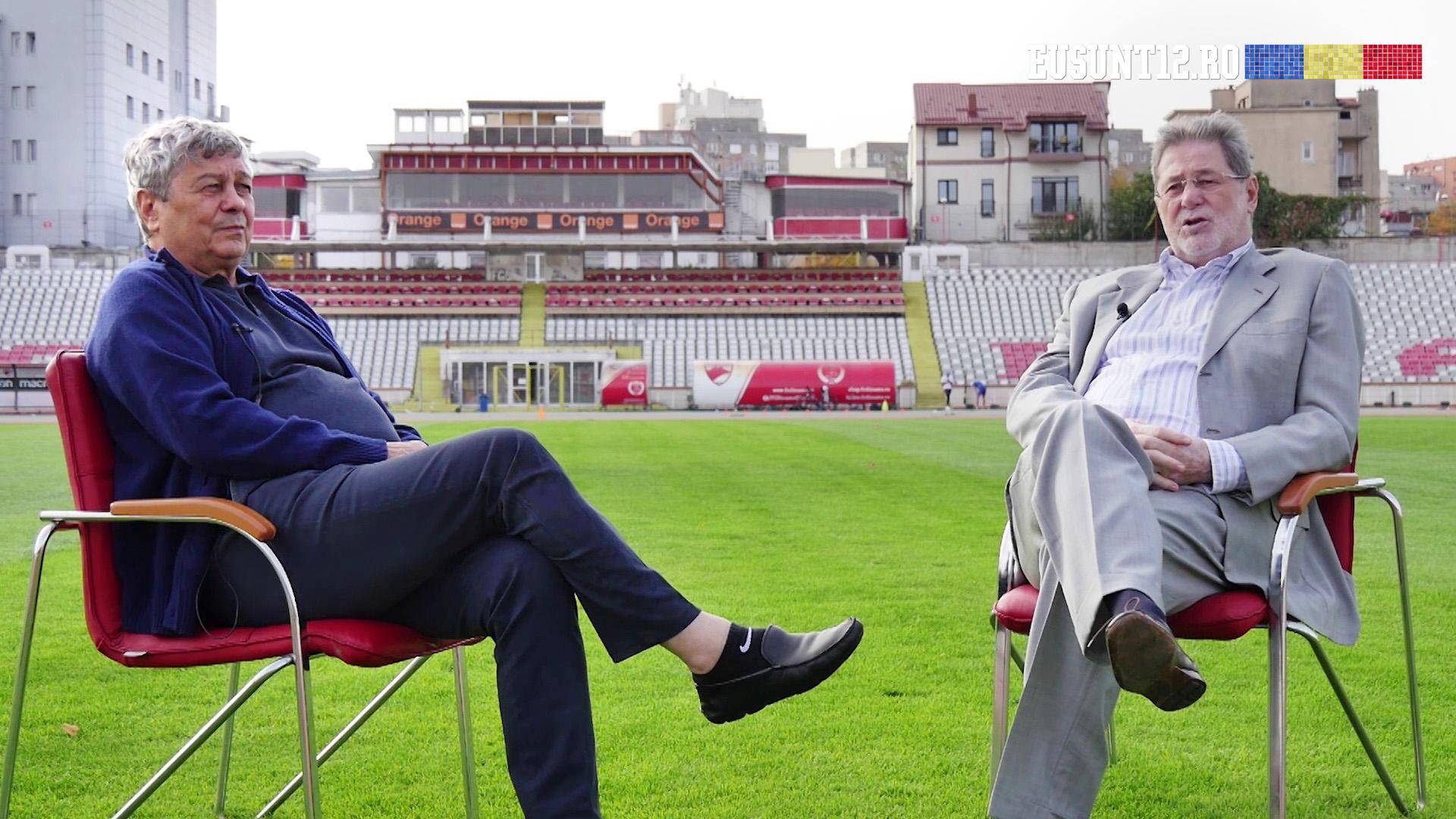 Mircea Lucescu și Cornel Dinu