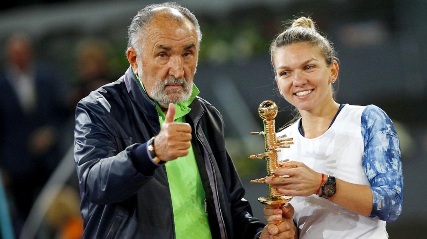 Simona Halep și Ion Țiriac