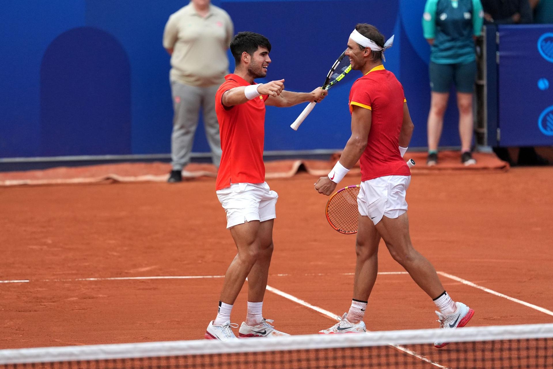Rafael Nadal și Carlos Alcaraz s-au calificat în sferturile de finală în proba de dublu la Jocurile Olimpice de la Paris