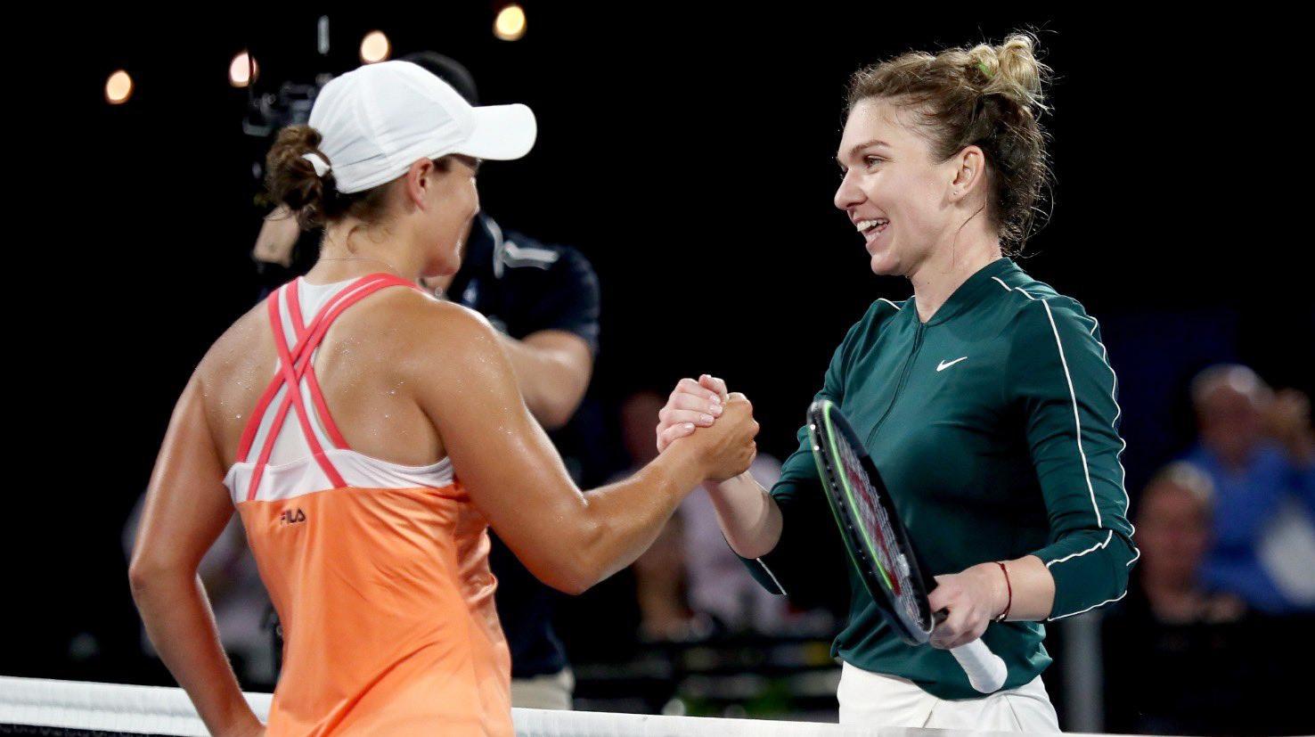 Ashleigh Barty și Simona Halep