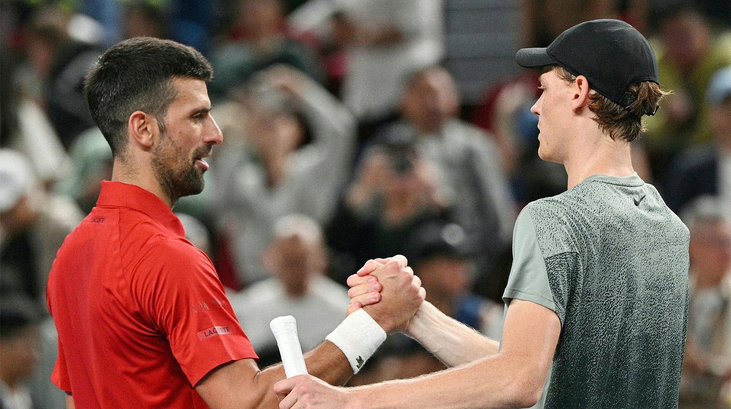 Novak Djokovic şi Jannik Sinner