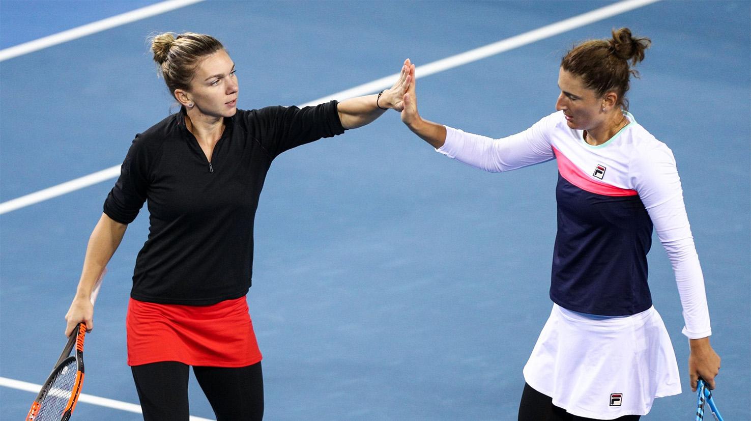 Simona Halep și Irina Begu