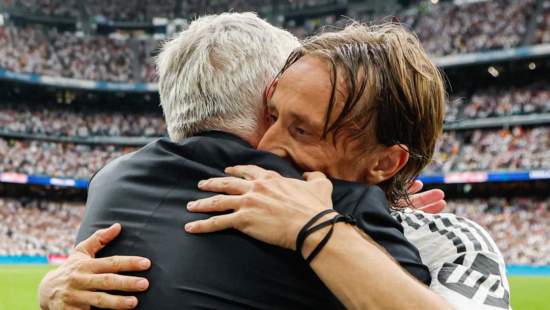 Carlo Ancelotti Luka Modric