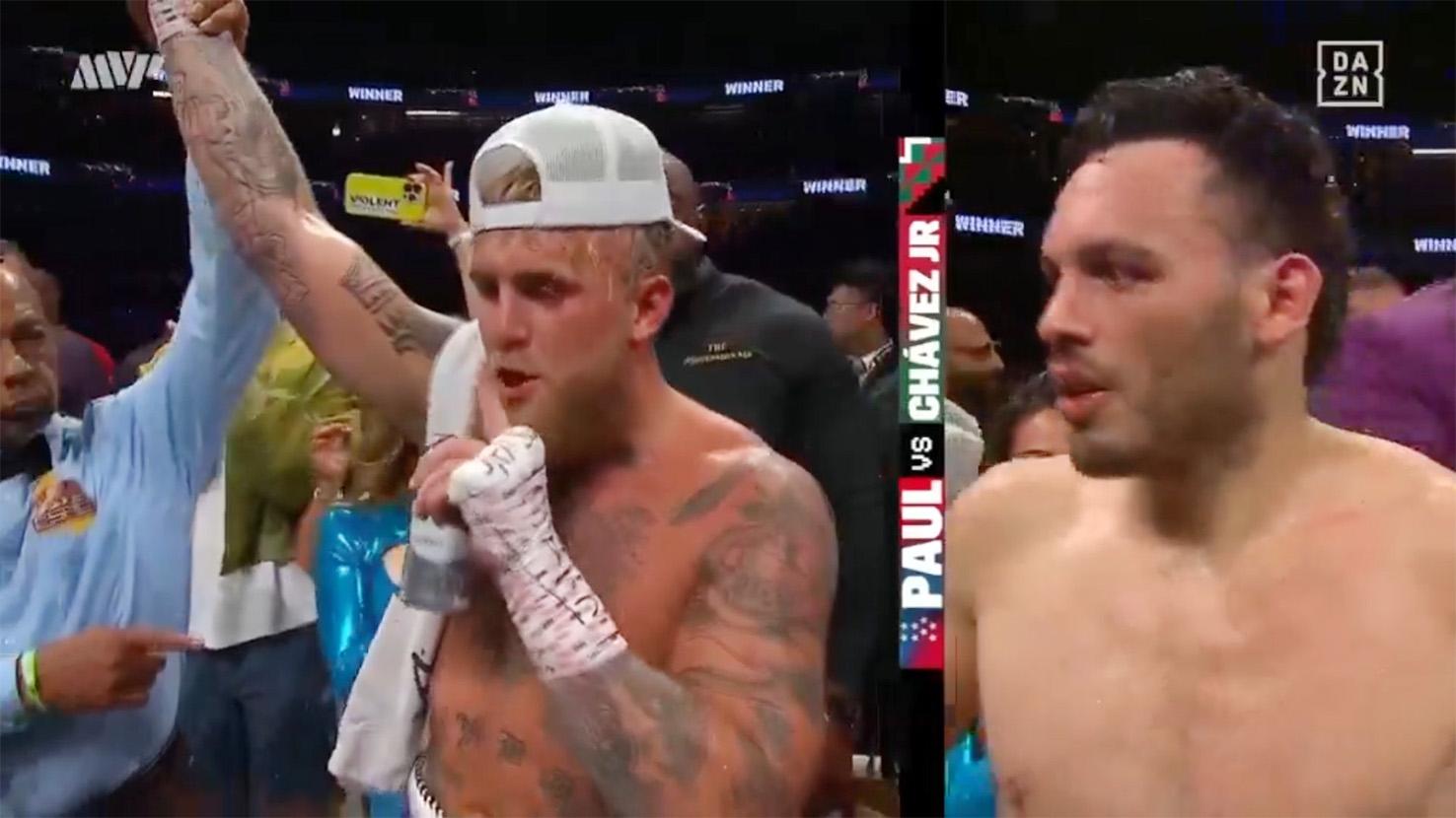 Jake Paul Julio Cesar Chavez Jr