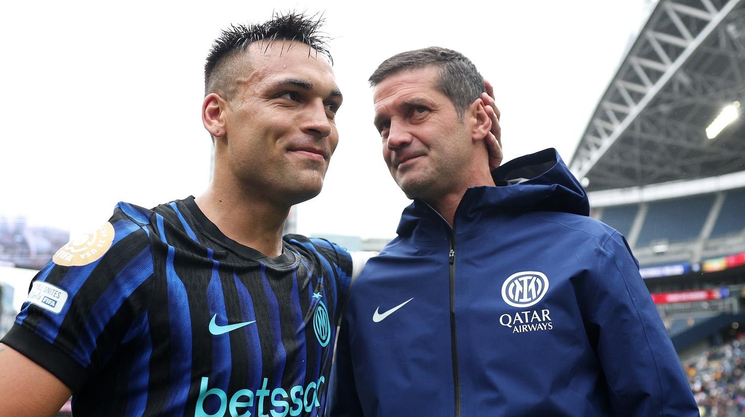 Lautaro Martinez și Cristi Chivu