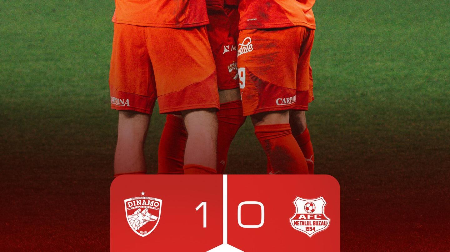 Dinamo – Metalul Buzău 1-0
