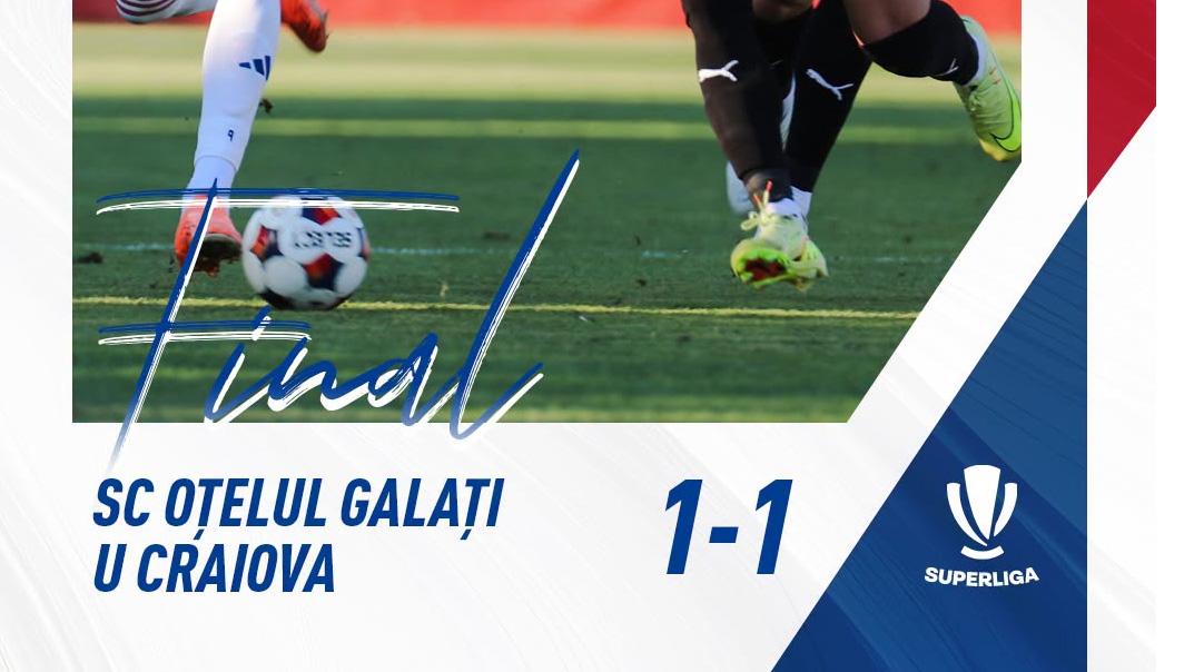 Oțelul – Universitatea Craiova 1-1