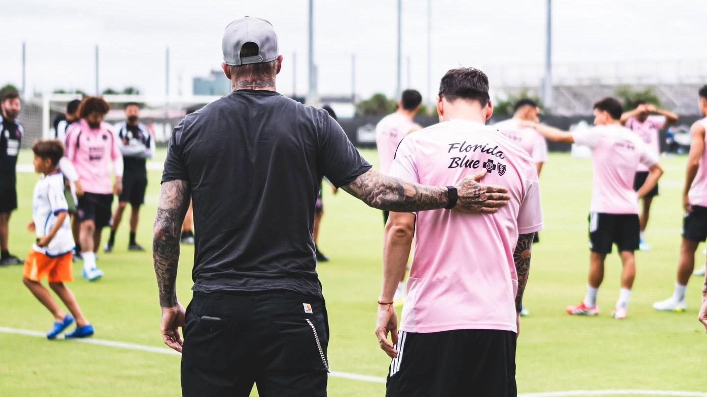David Beckham Leo Messi