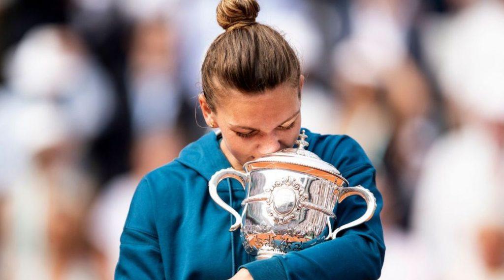 Simona Halep, trofeu Roland Garros
