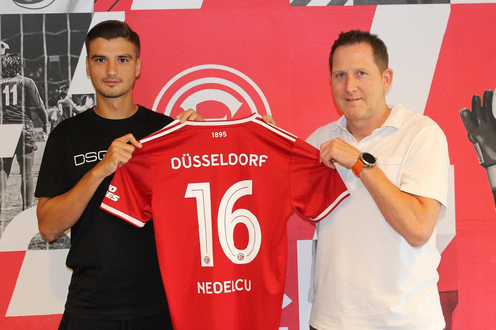 Dragos Nedelcu, prezentat oficial la Fortuna Dusseldorf