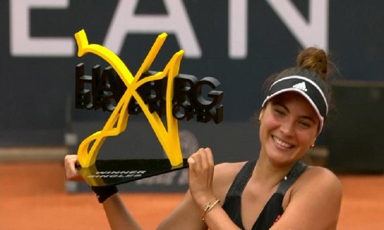 Gabriela Ruse a câștigat finala de la Hamburg / Foto: captură Digi Sport