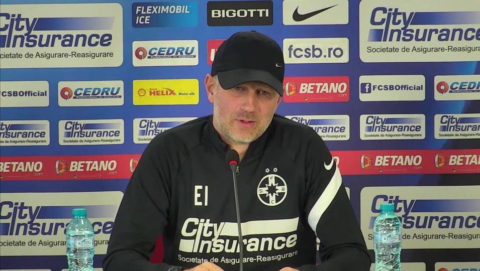 Edi Iordănescu, conferinţă de presă FCSB
