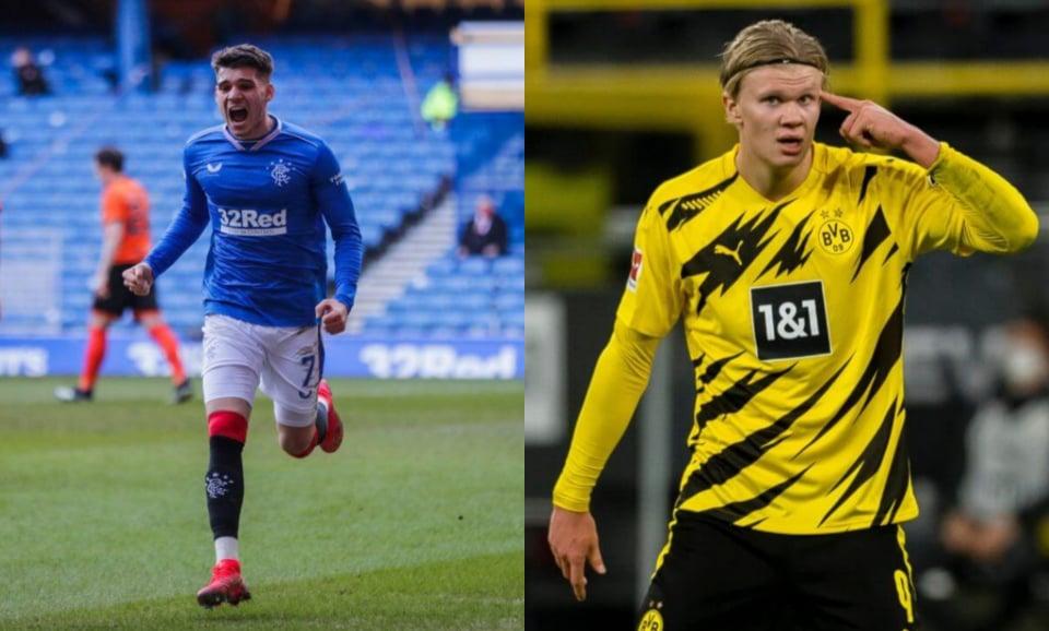 Ianis Hagi – Erling Haaland