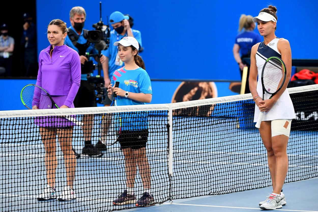 Simona Halep – Veronika Kudermetova. Foto: Profimedia