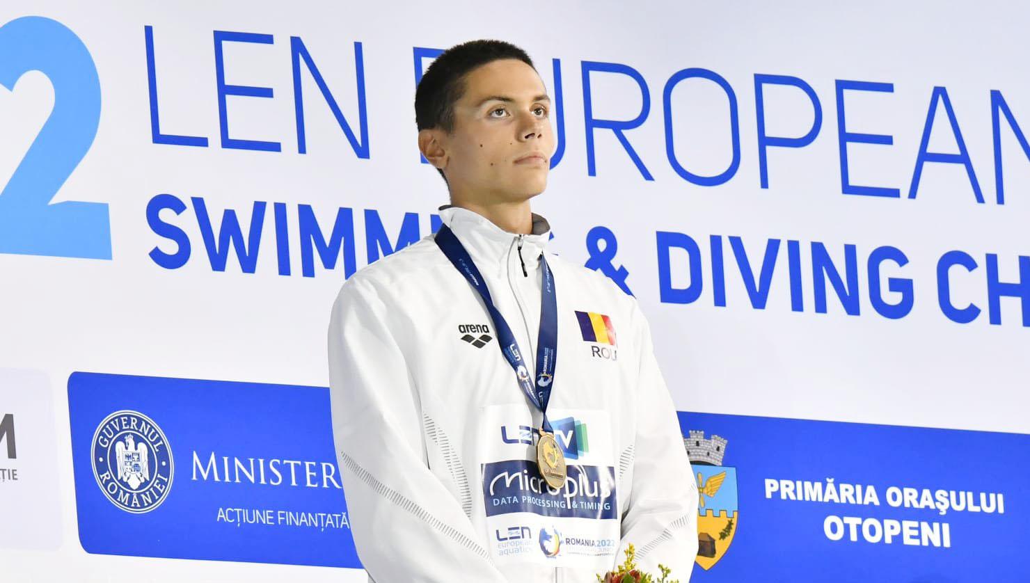 David Popovici nu are rival în probele de 100 și 200 m la Campionatul European de natație de la Roma, consideră jurnaliștii americani
