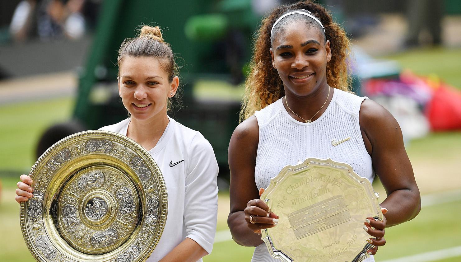 Simona Halep a învins-o pe Serena Williams cu 6-2, 6-2 în finala de la Wimbledon din 2019
