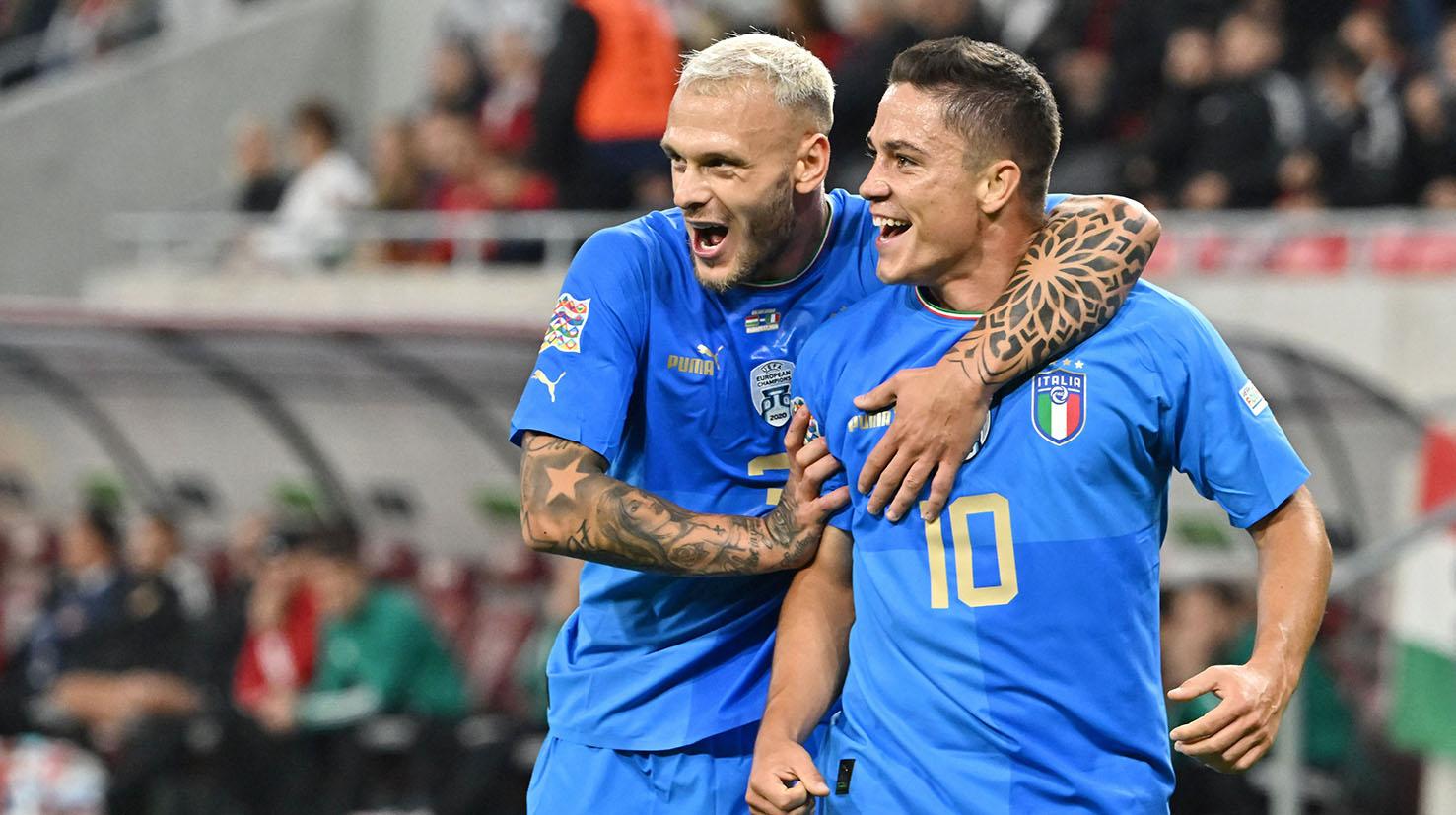 Italia s-a calificat în turneul final / semifinalele Ligii Națiunilor, după ce a învins Ungaria, la Budapesta, cu 2-0