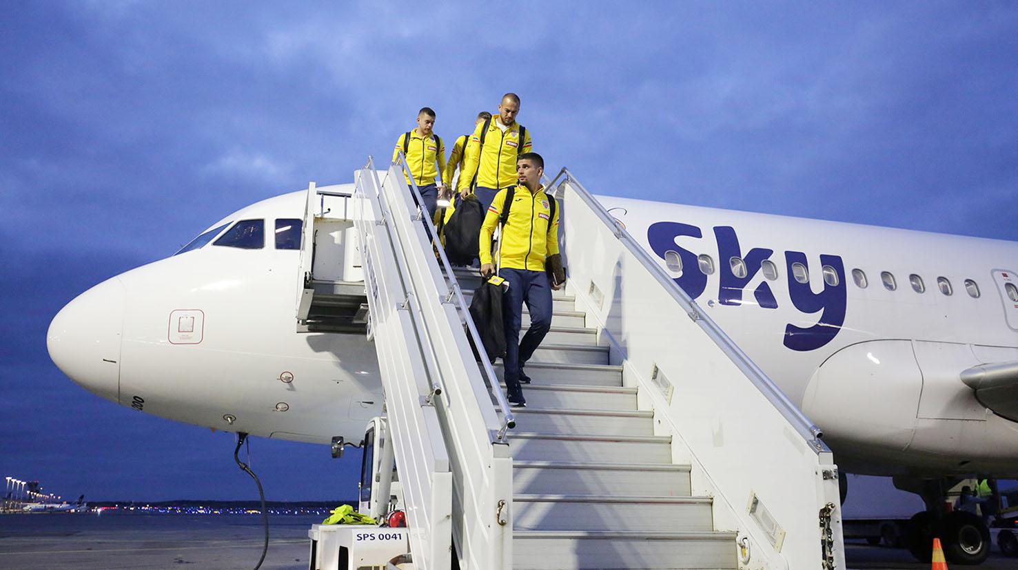 Alexandru Cicâldău, Denis Alibec, Răzvan Marin și ceilalți tricolori au ajuns la Helsinki pentru meciul de vineri cu Finlanda, din Grupa B3 a Ligii Națiuniulor