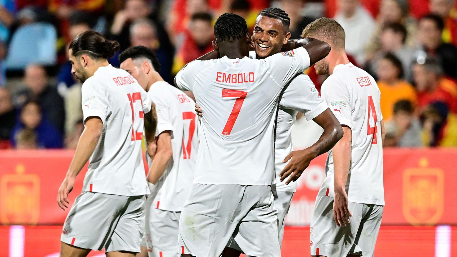 Elveția este performera serii în Liga Națiunilor, după victoria cu 2-1 pe terenul Spaniei