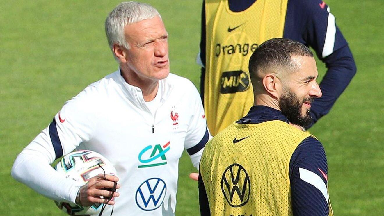 Didier Deschamps și Karim Benzema