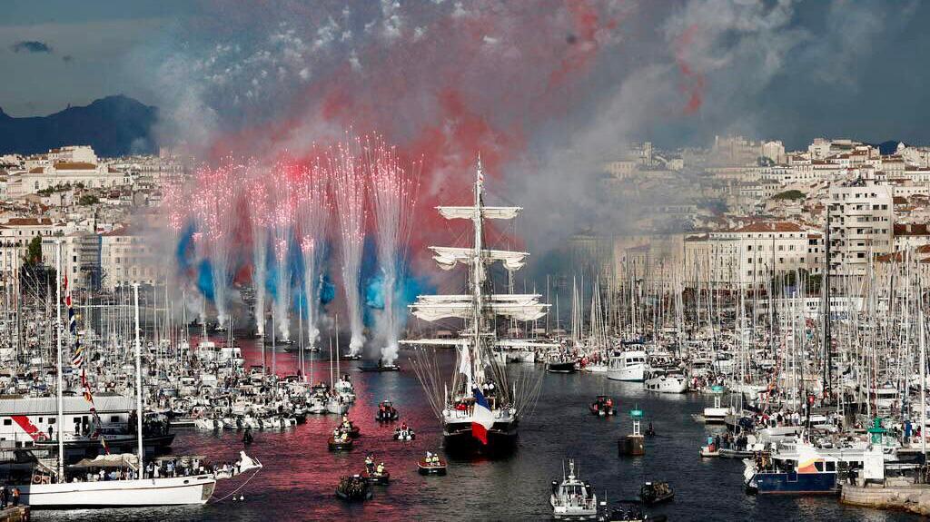 Flacăra Olimpică sosire Franța