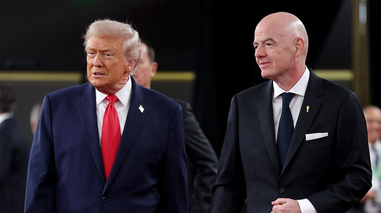 Donald Trump Gianni Infantino