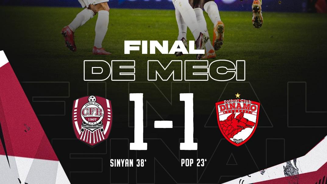 CFR Cluj – Dinamo 1-1