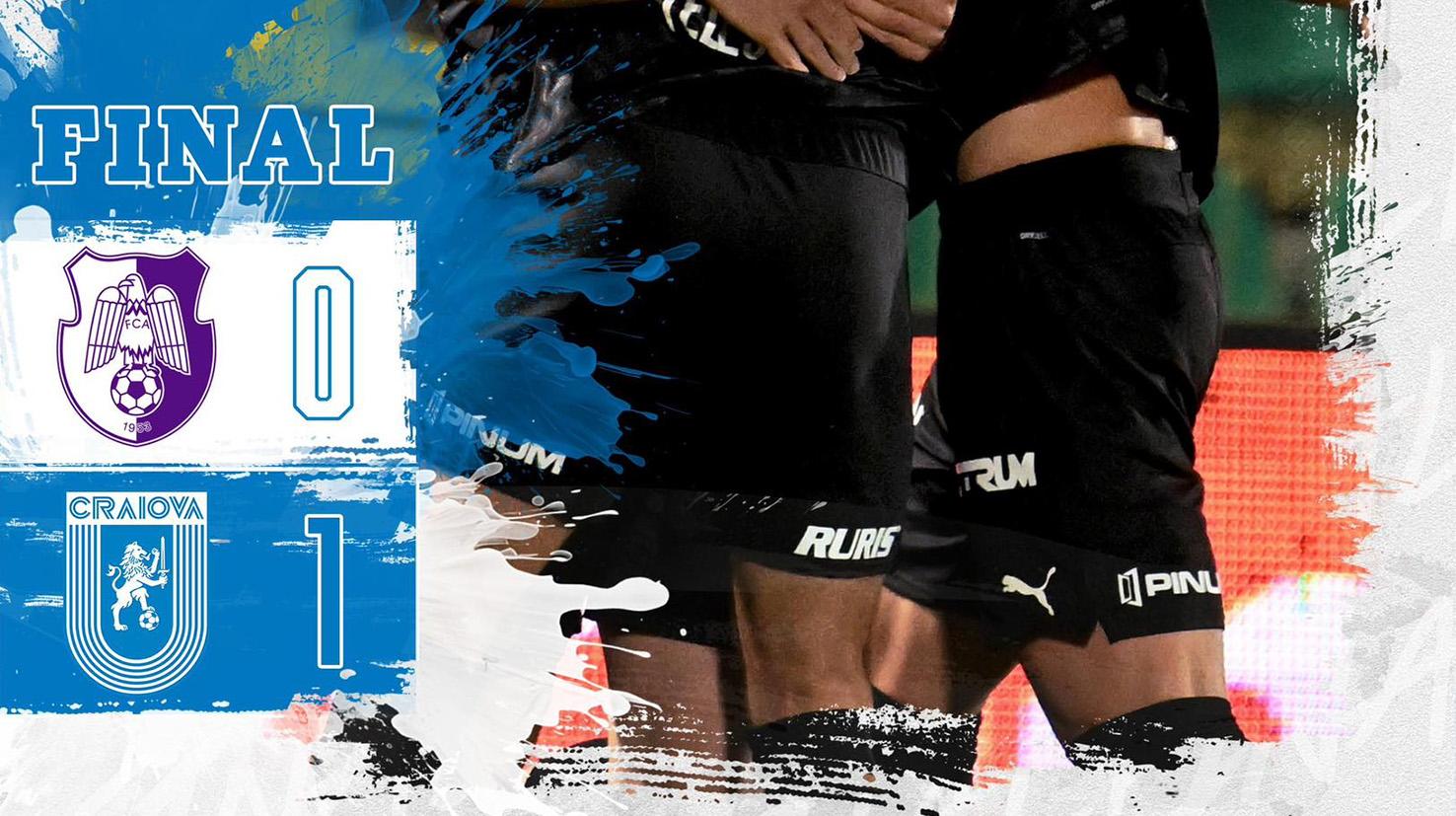 FC Argeş – Universitatea Craiova 0-1