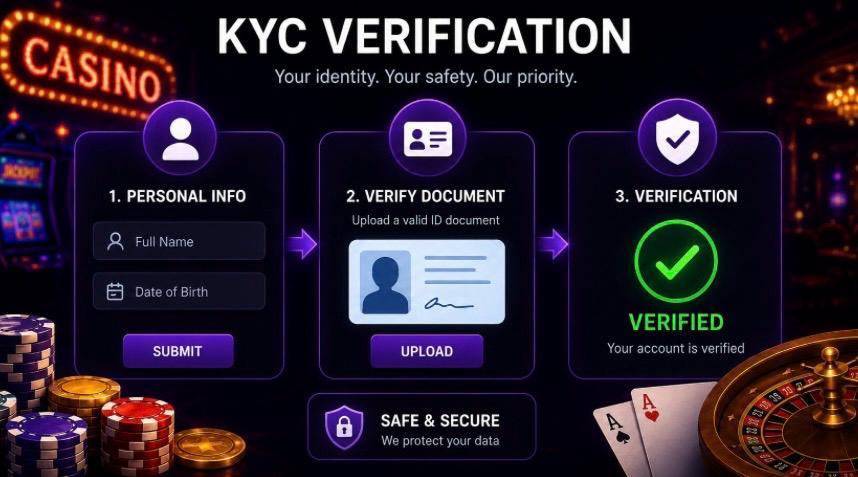 De ce trebuie să îți verifici identitatea la un cazinou online?