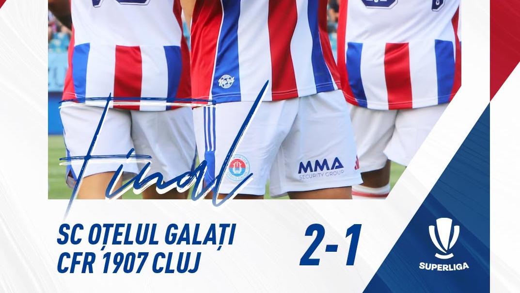 Oțelul – CFR Cluj 2-1
