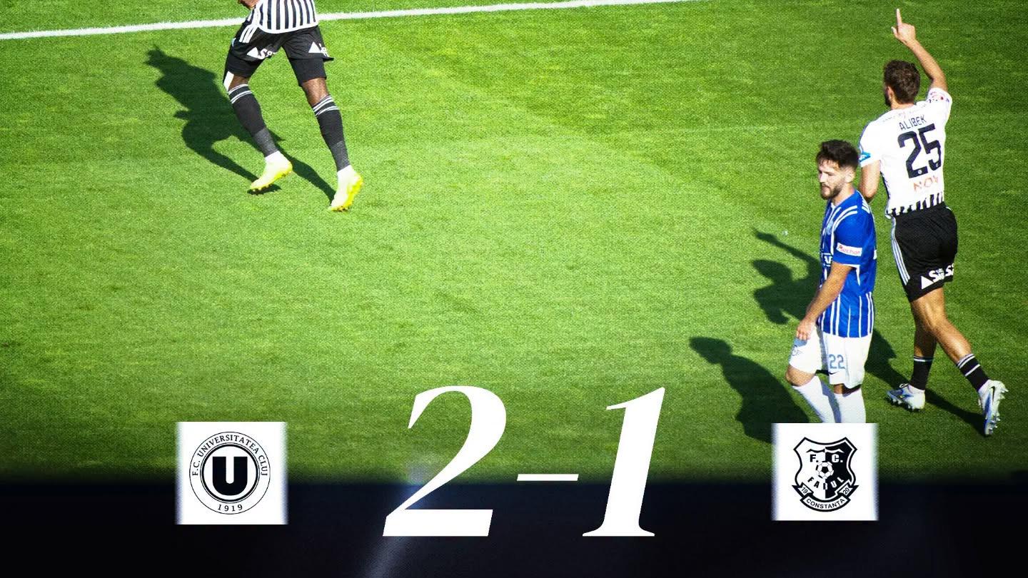 U Cluj – Farul 2-1