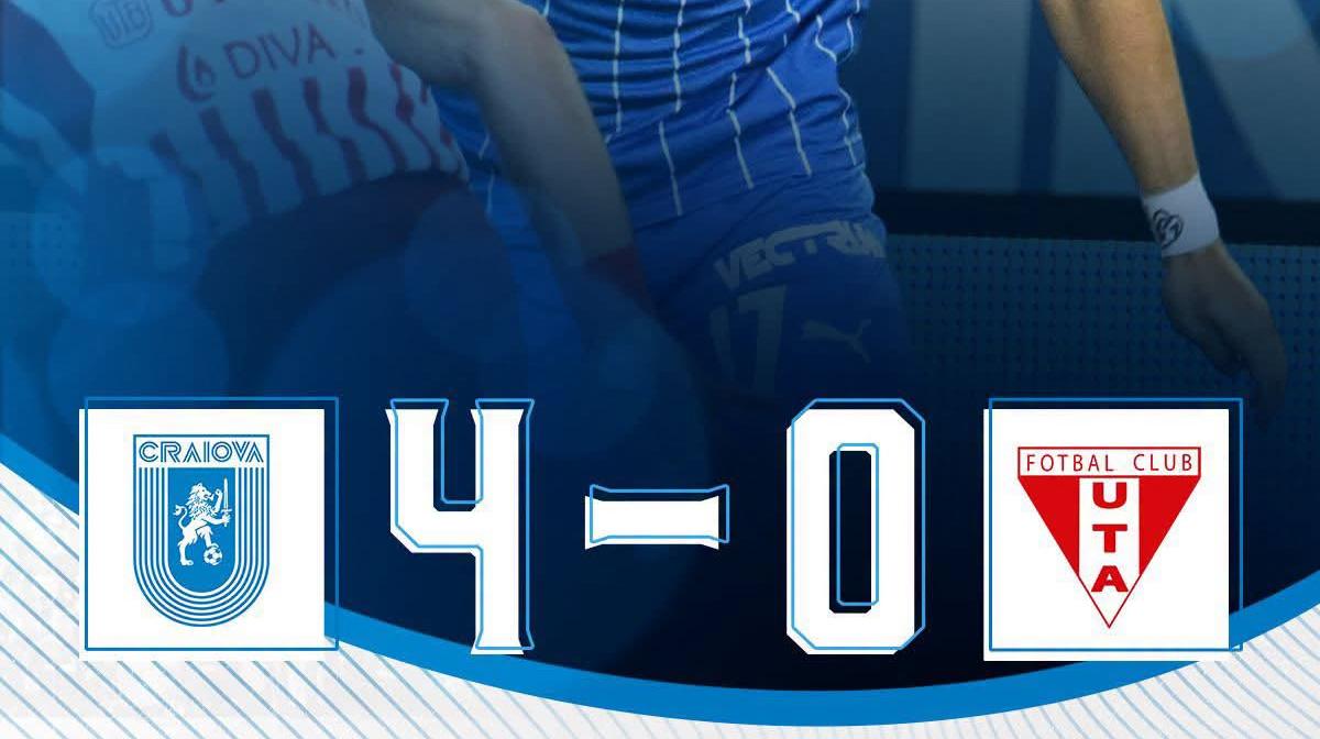 Universitatea Craiova – UTA 4-0