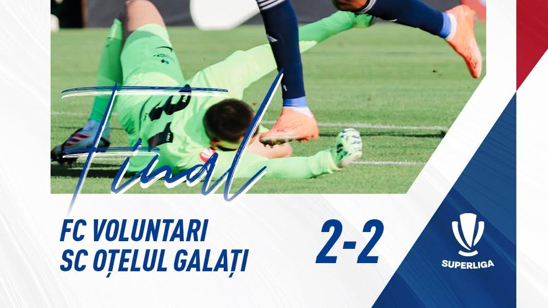 FC Voluntari – Oțelul 2-2