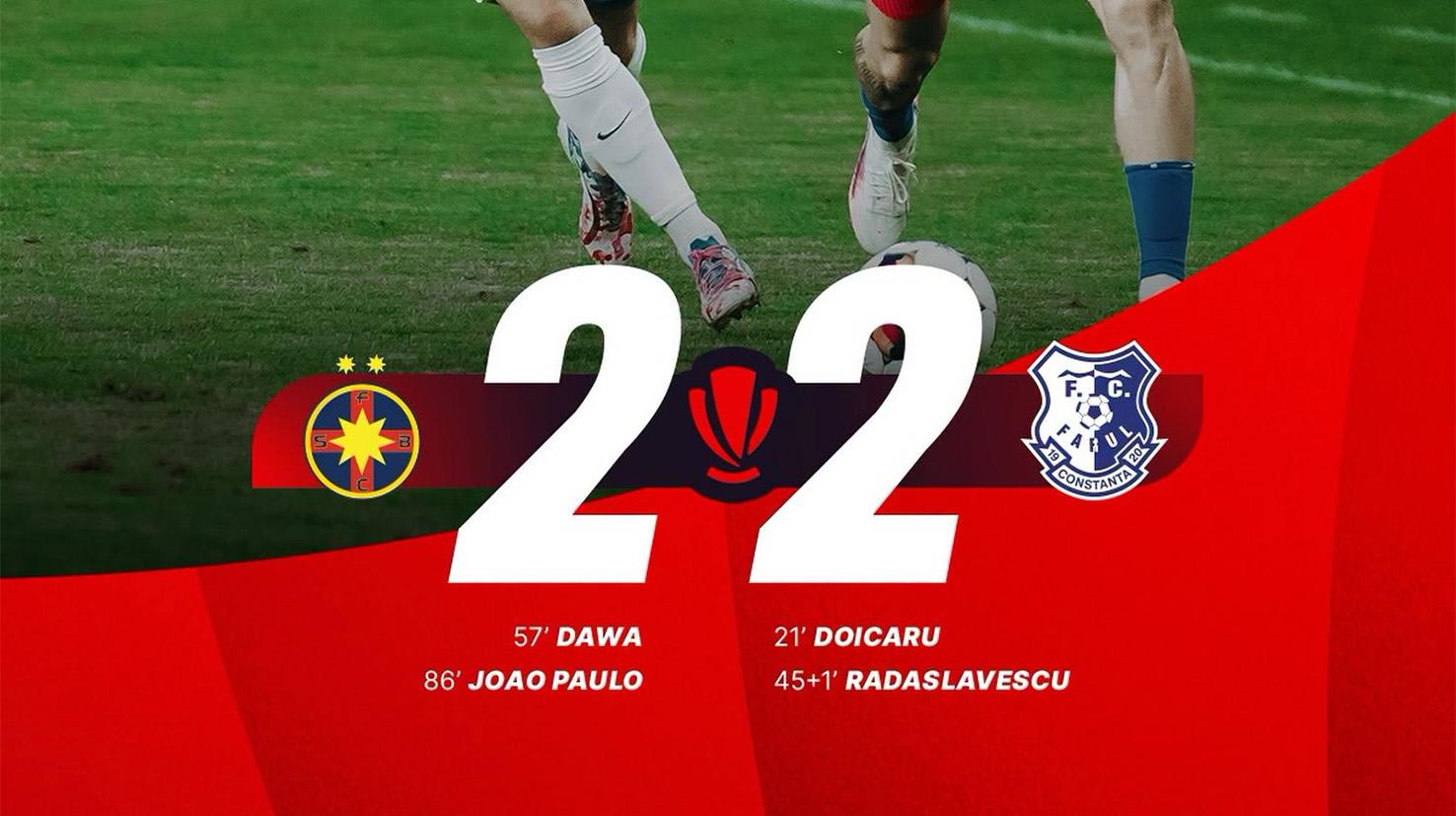 FCSB – Farul 2-2
