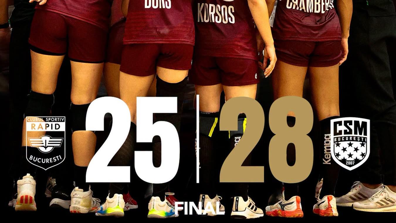 Rapid – CSM București 25-28
