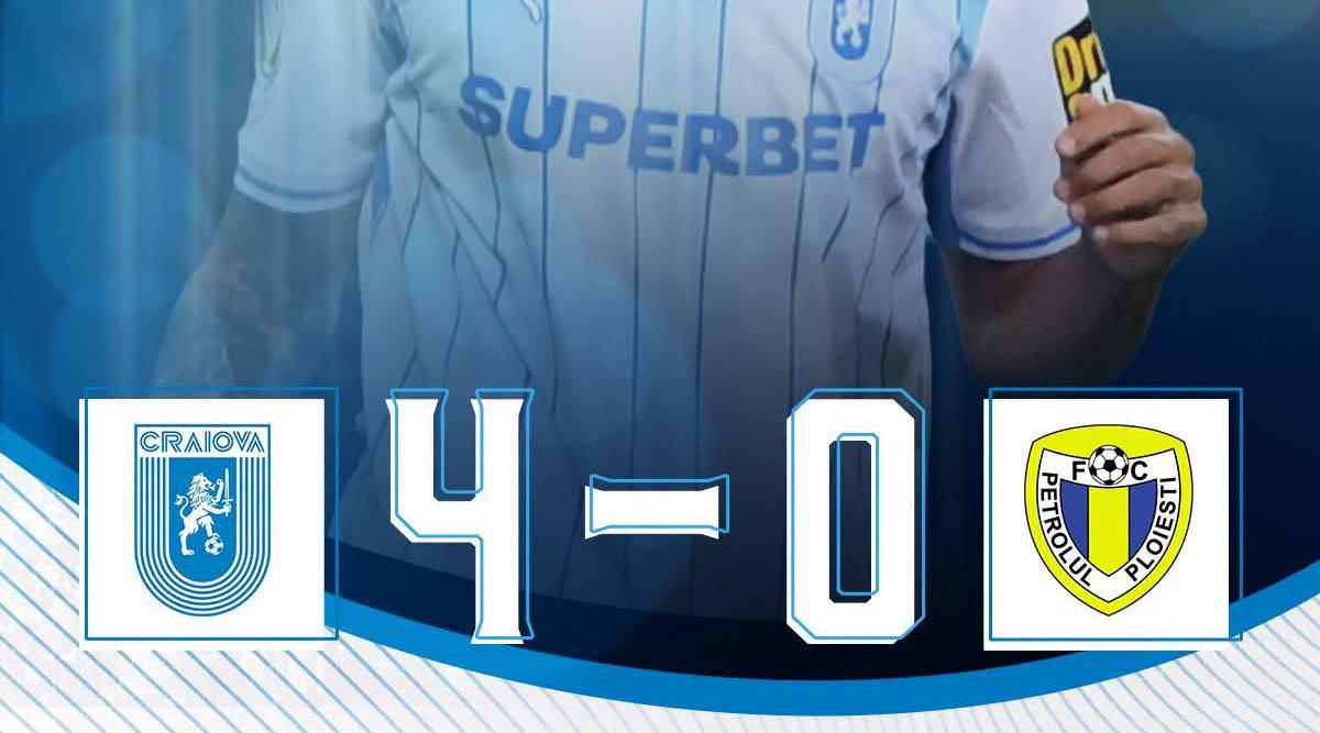 Universitatea Craiova – Petrolul 4-0