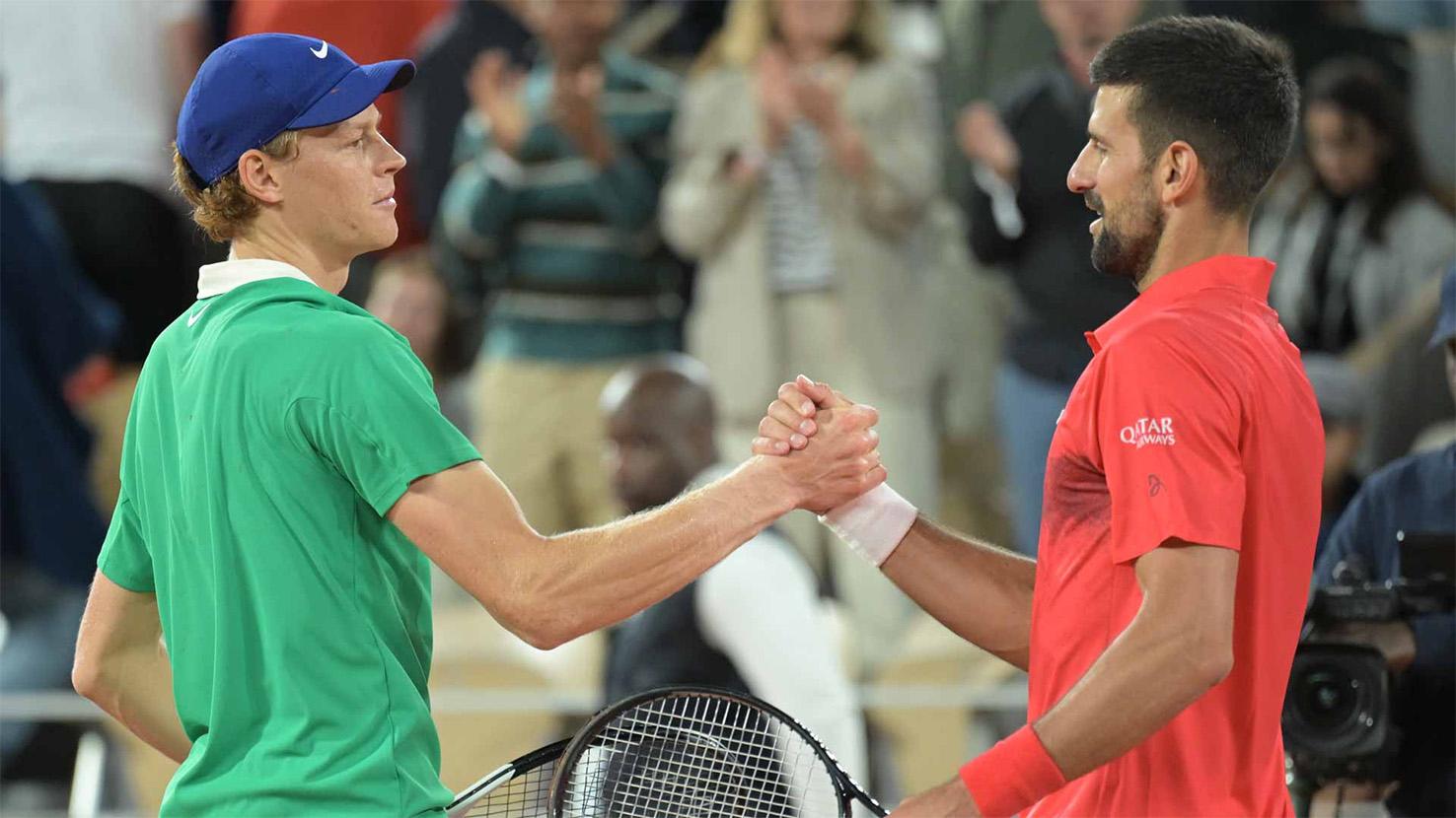 Jannik Sinner Novak Djokovic