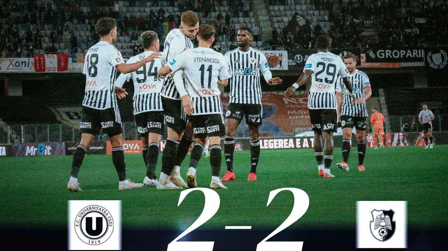 U Cluj – FC Argeș 2-2