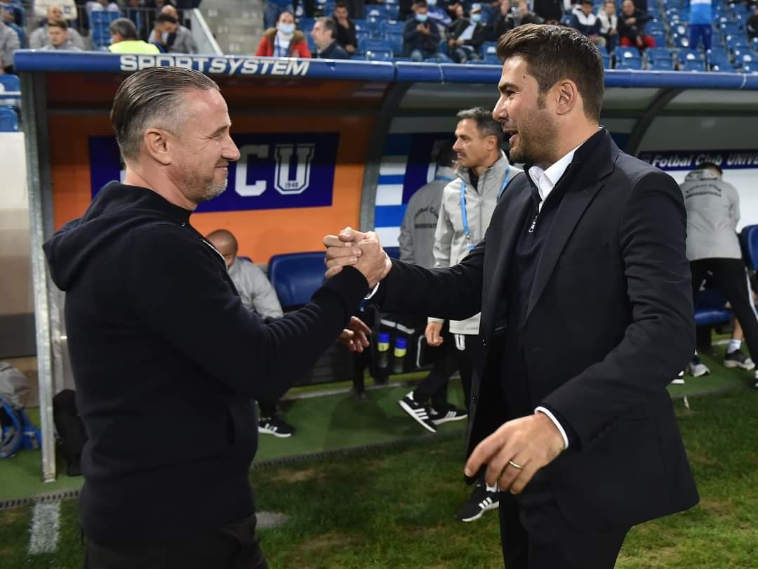 Laurenţiu Reghecampf şi Adrian Mutu/Razvan Pasarica/SPORT PICTURES