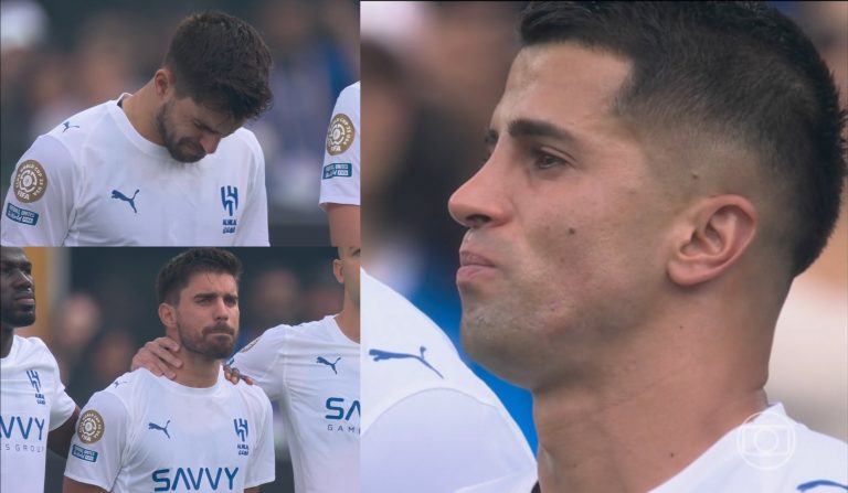 Momente cutremurătoare. Ruben Neves și Joao Cancelo au izbucnit în lacrimi la momentul de regulegere în memoria lui Diogo Jota