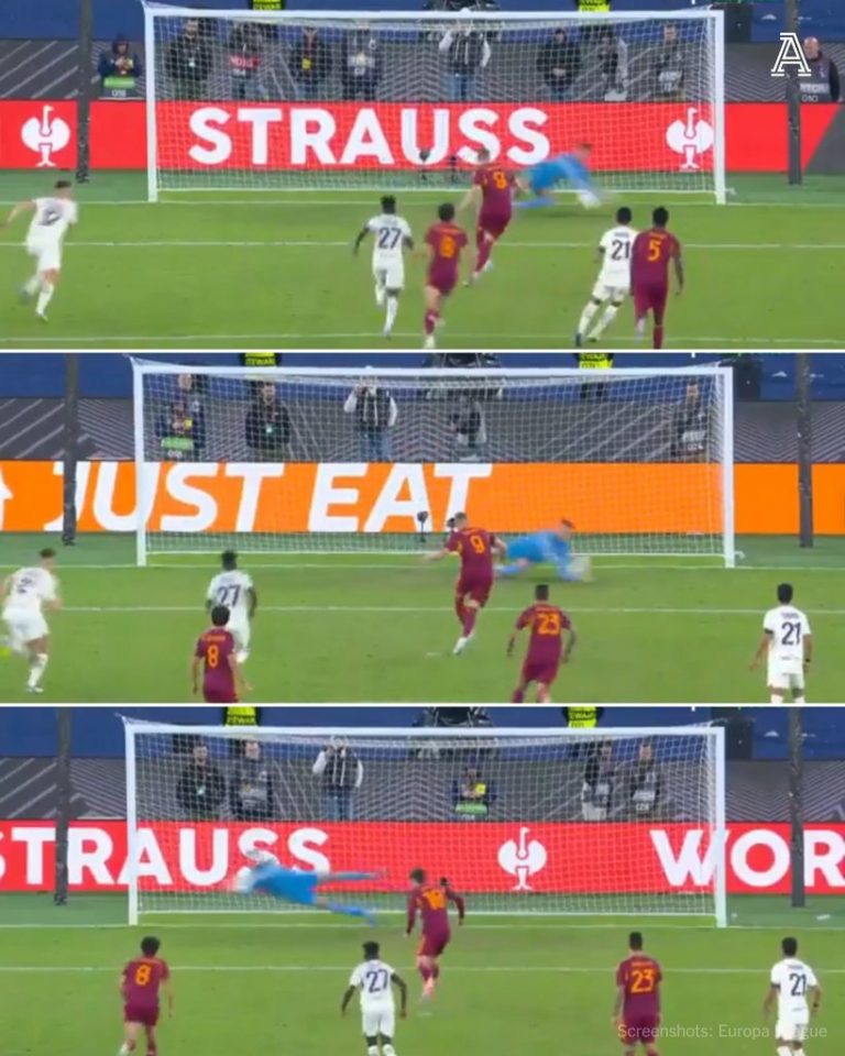Liga Europa: „N-am mai trăit aşa ceva”, Bruno Genesio impresionat de portarul Berke Ozer, care a apărat de trei ori un penalti al Romei
