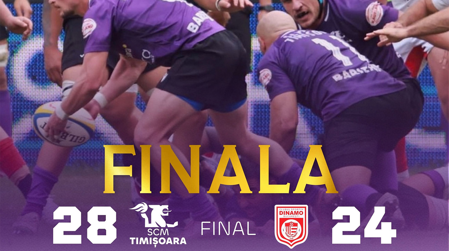 SCM USV Timișoara a câștigat titlul de campioană națională la rugby după prelungiri
