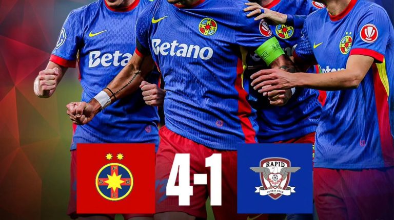 FCSB a demolat Rapid în derby-ul etapei 13